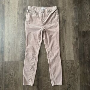Loft Corduroy High Waist Skinny Pants